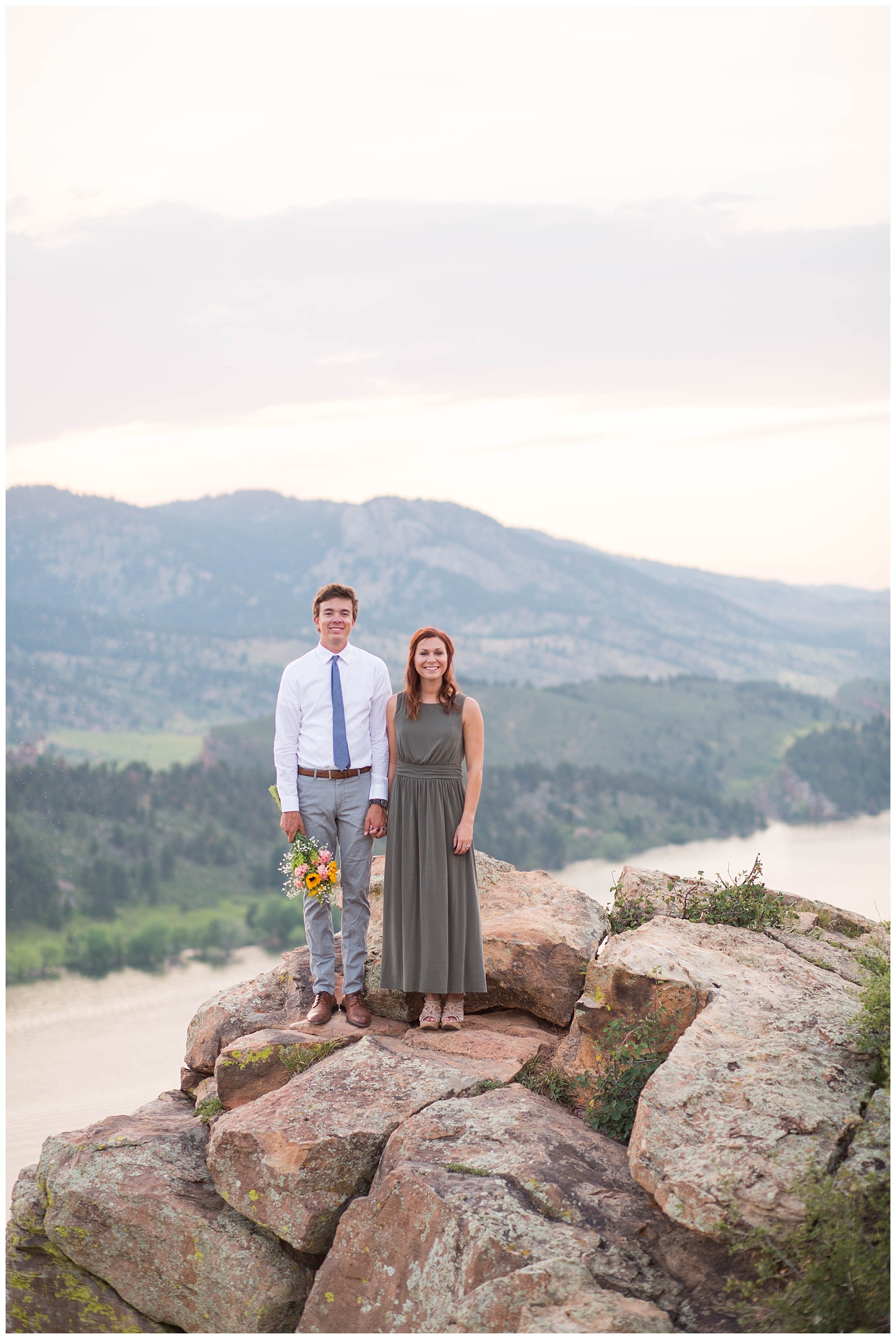 Colorado Sunset Engagement Session | Monica Brown Photography | monicabrownphoto.com