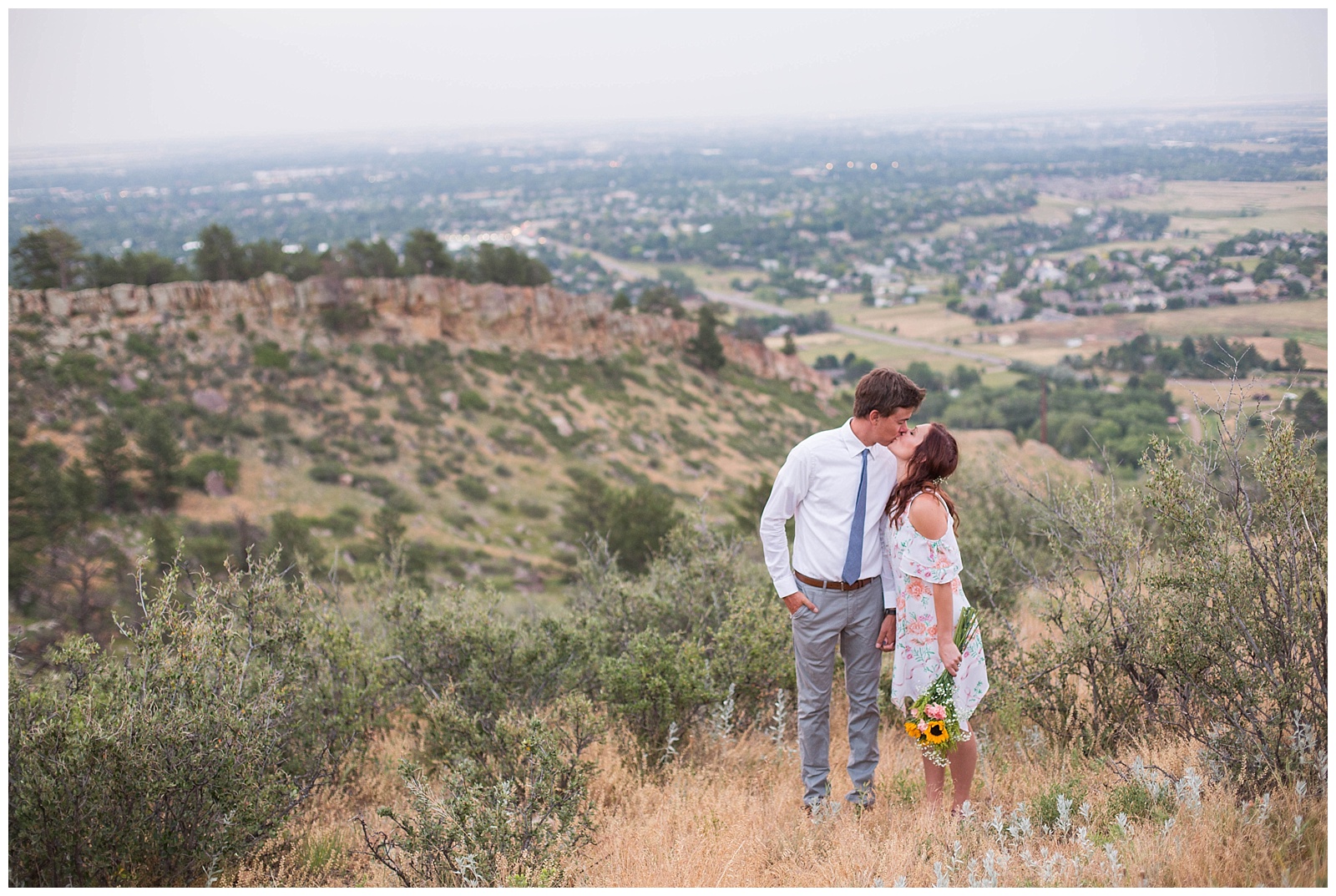 Colorado Sunset Engagement Session | Monica Brown Photography | monicabrownphoto.com