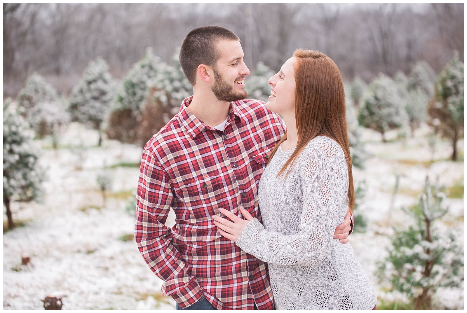 Tree Farm Proposal in Columbus, Newly Engaged | Monica Brown Photography | monicabrownphoto.com
