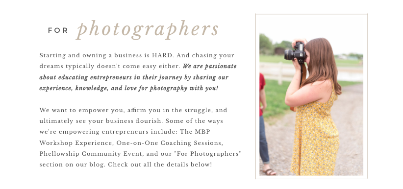 Launching Photographer Education | Monica Brown Photography | monicabrownphoto.com