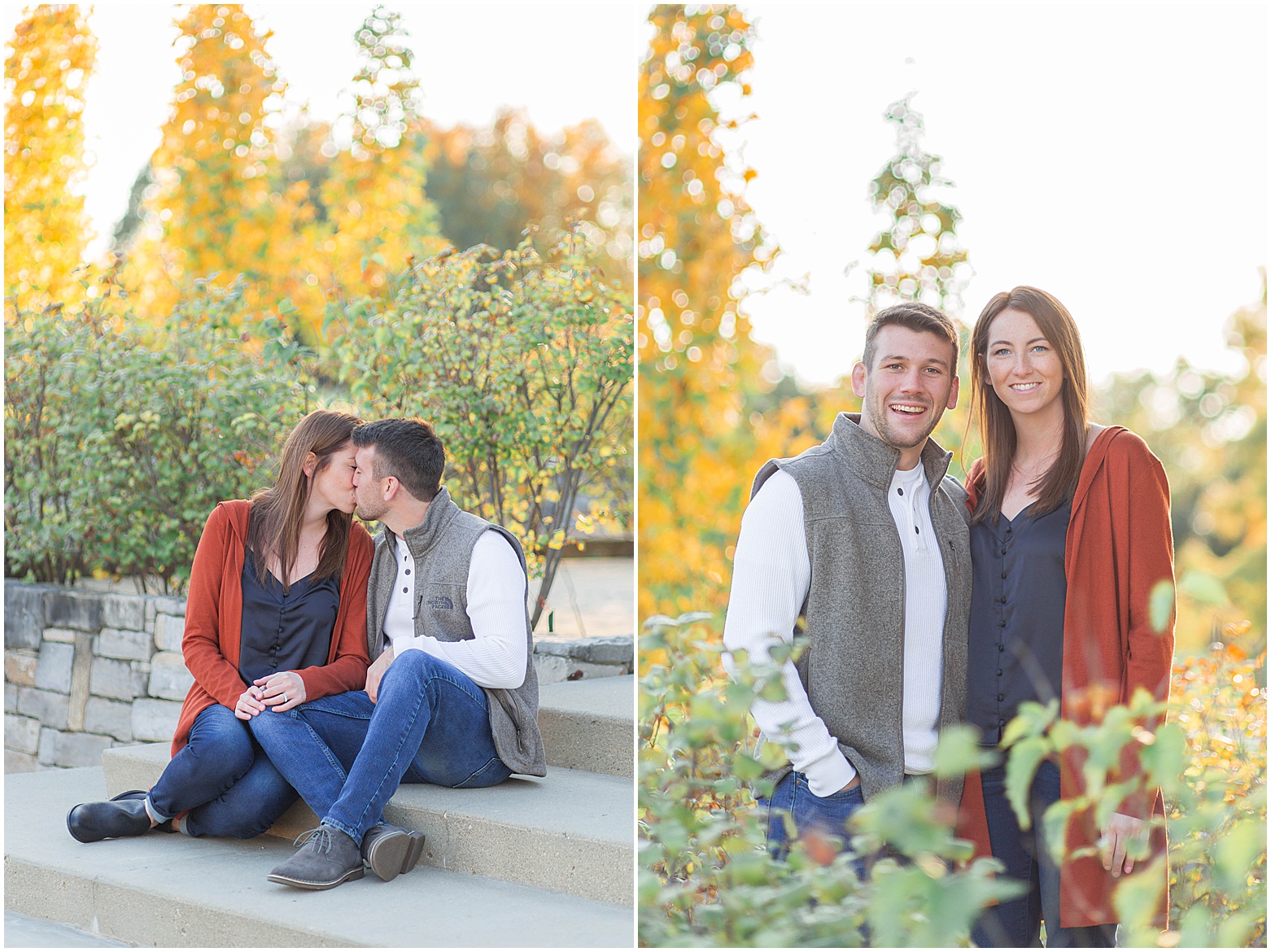 Cox Arboretum Fall Engagement Session | Justin & Kristen | Monica Brown Photography