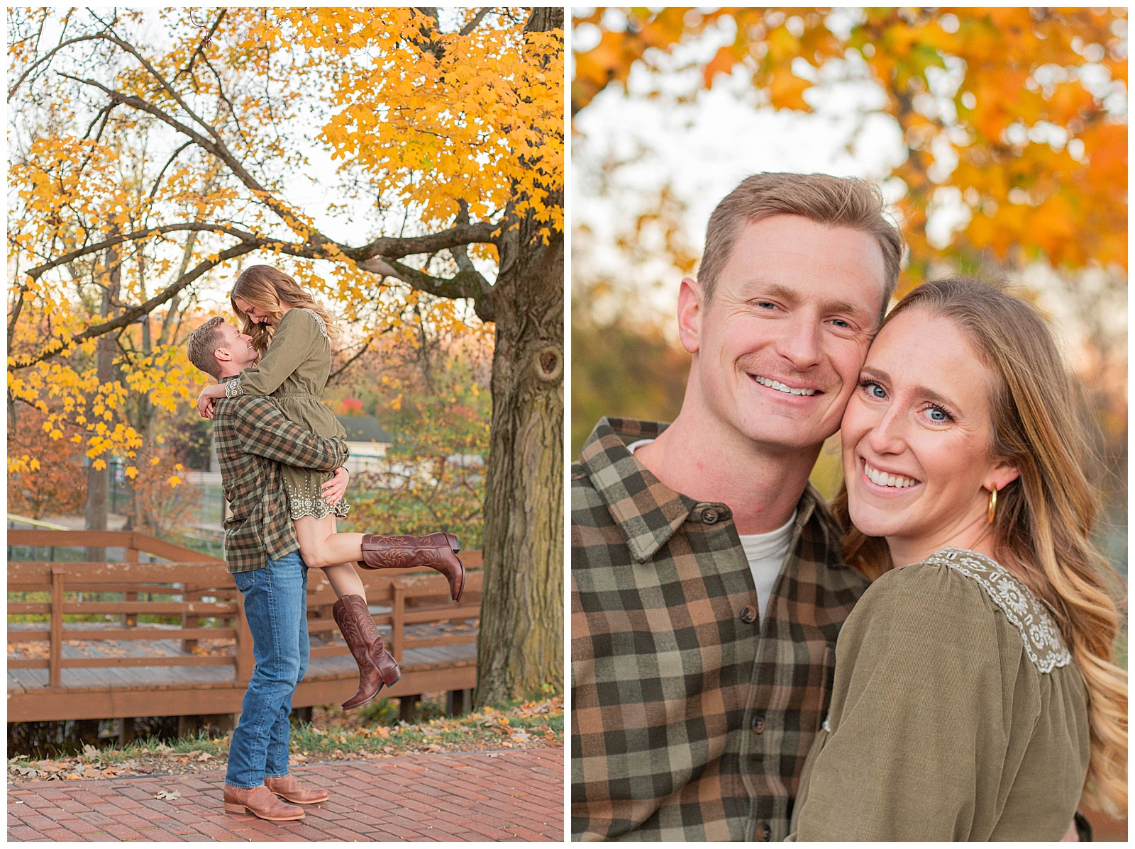 Downtown Zionsville, IN engagement session | Monica Brown Photography