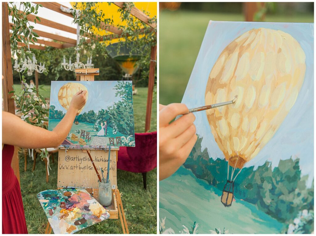 Hot Air Balloon Wedding Inspiration | monicabrownphoto.com