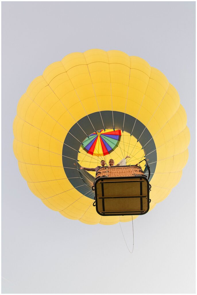 Hot Air Balloon Wedding Inspiration | monicabrownphoto.com