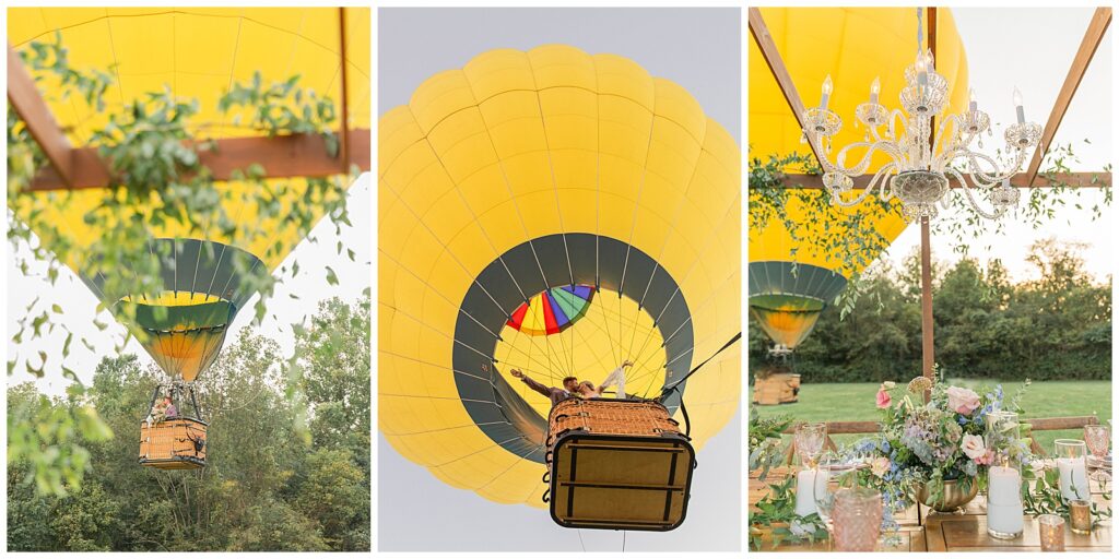 Hot Air Balloon Wedding Inspiration | monicabrownphoto.com