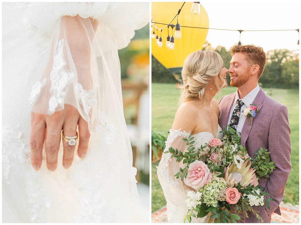 Hot Air Balloon Wedding Inspiration | monicabrownphoto.com