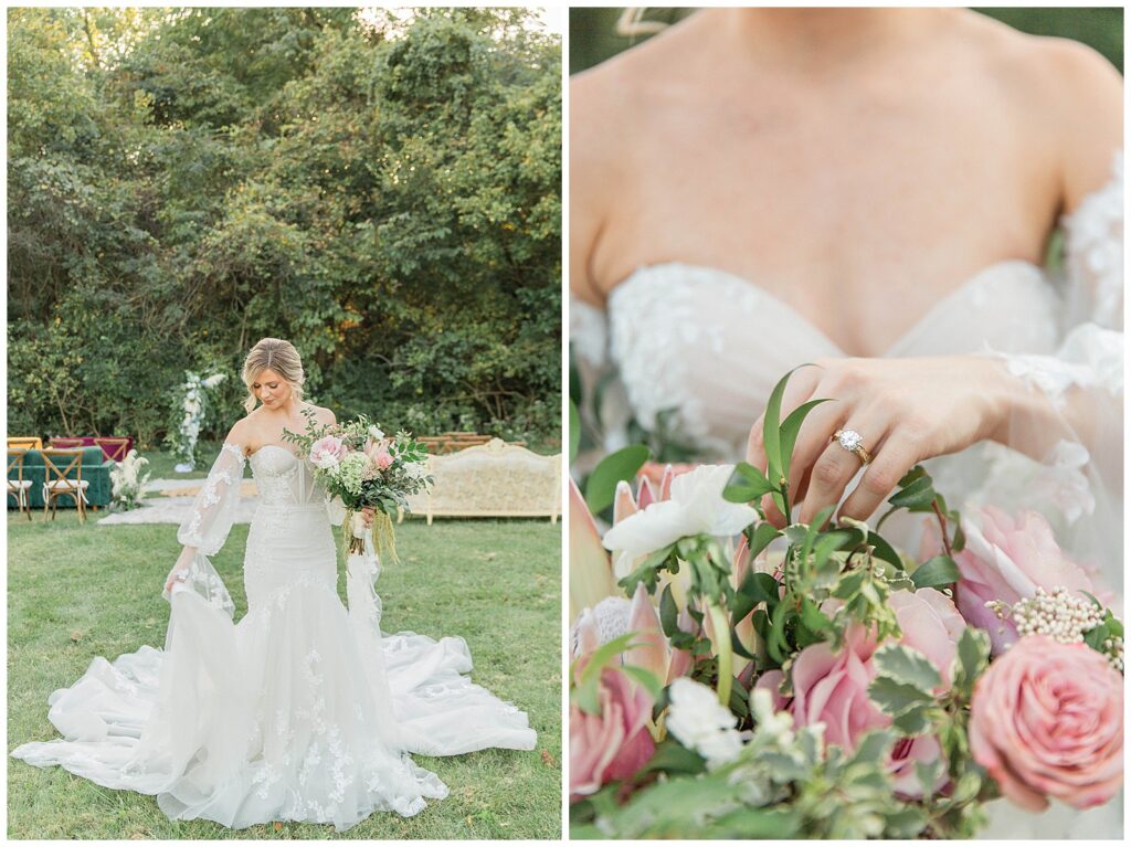 Hot Air Balloon Wedding Inspiration | monicabrownphoto.com