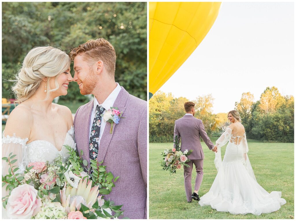 Hot Air Balloon Wedding Inspiration | monicabrownphoto.com